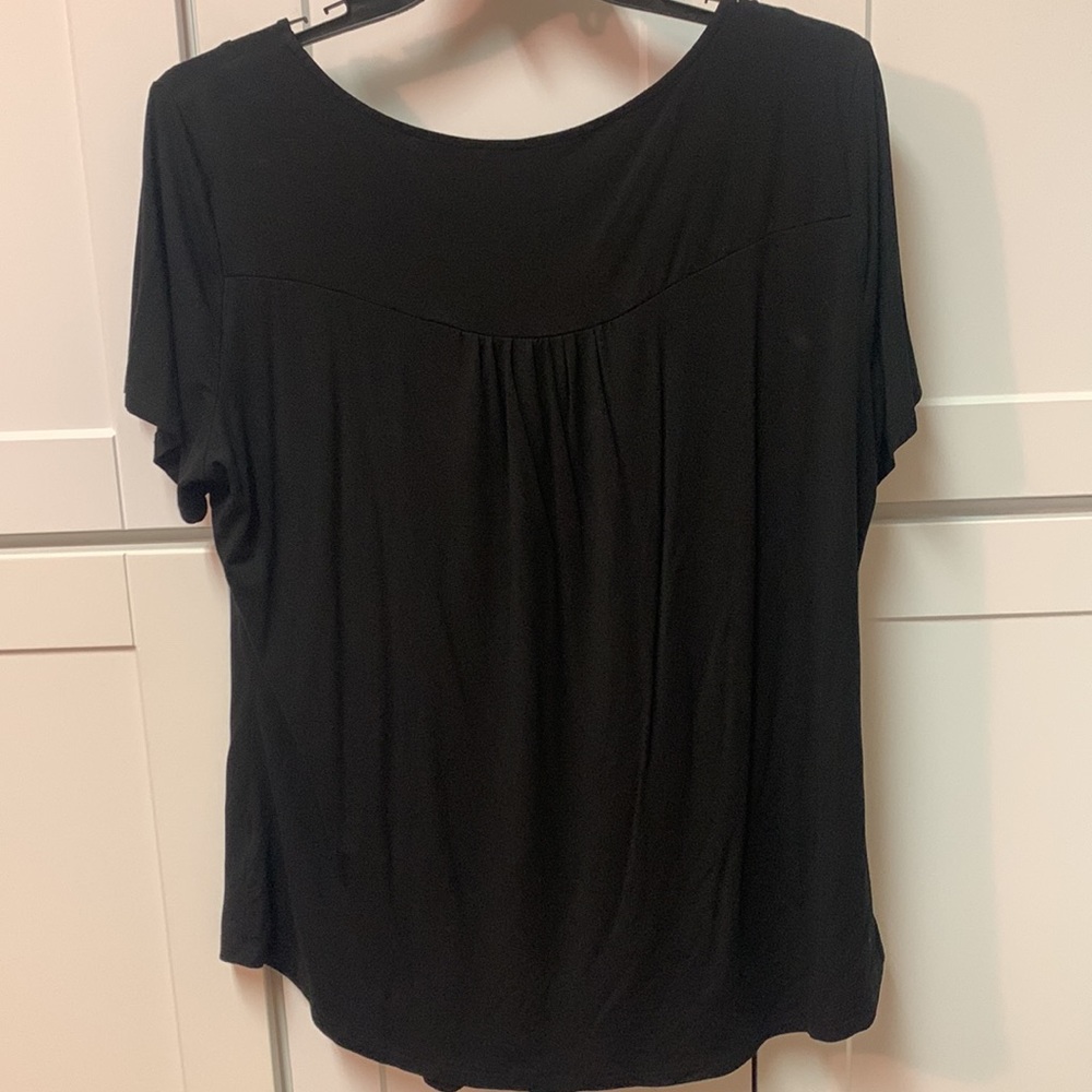 NWOT Black Tunic, Sz 2X, Never worn. - Picture 6 of 8